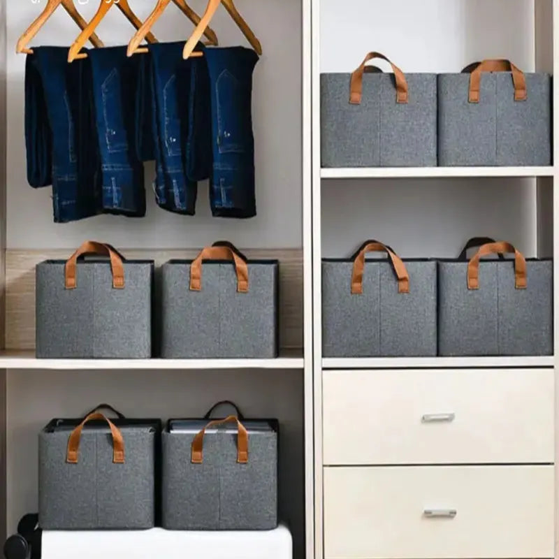 Long Cotton Linen Storage Box
