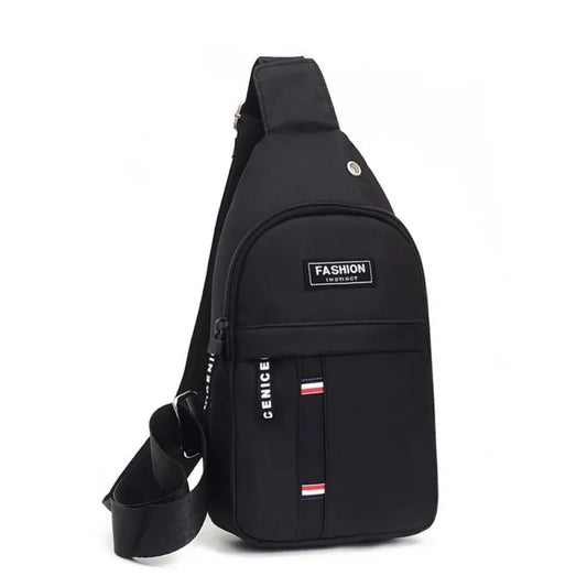 Lightweight chest bag - black